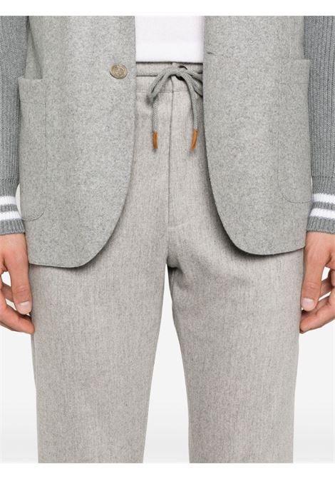 Grey m?lange-effect trousers Eleventy - men ELEVENTY | J75PANH05TES0H02713
