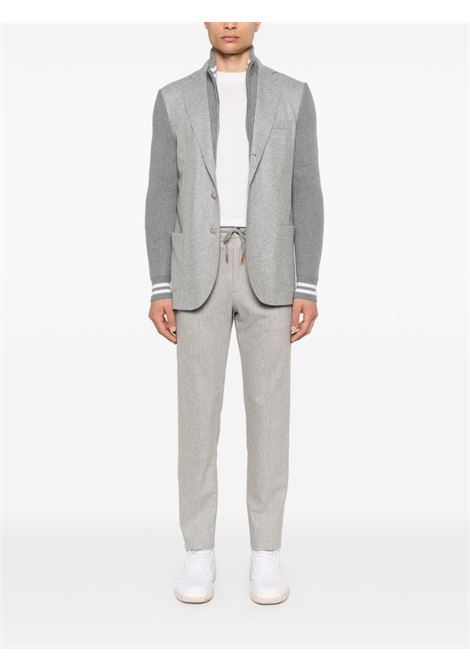 Grey m?lange-effect trousers Eleventy - men ELEVENTY | J75PANH05TES0H02713