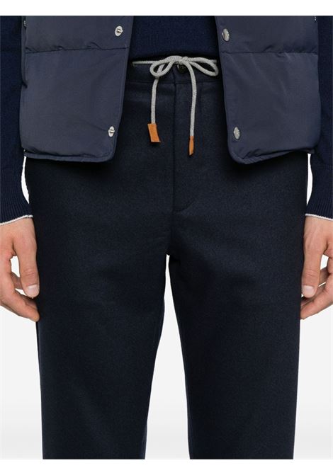 Pantaloni con coulisse in blu di Eleventy - uomo ELEVENTY | J75PANH05TES0H02719