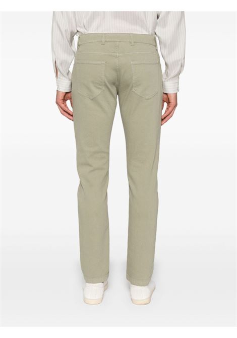 Green slim-cut trousers Eleventy - men ELEVENTY | J75PANJ21TET0J01607S