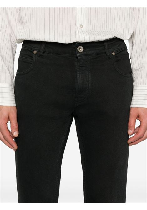 Jeans affusolati a vita bassa in nero Eleventy - uomo ELEVENTY | J75PANJ21TET0J01622