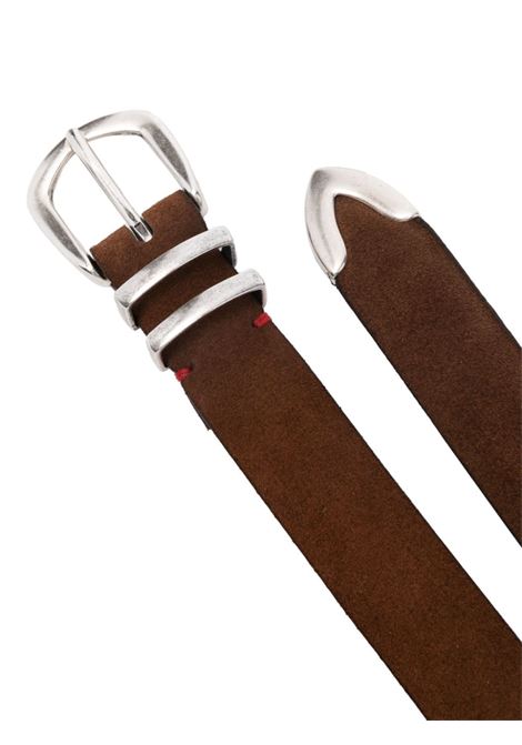 Brown pin-buckle fastening belt Eleventy - men ELEVENTY | J77CINJ06PEL0J01005