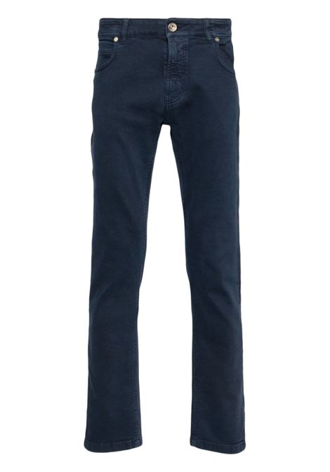 Jeans affusolati a vita bassa in blu Eleventy - uomo ELEVENTY | X75PANG04TET0G00711