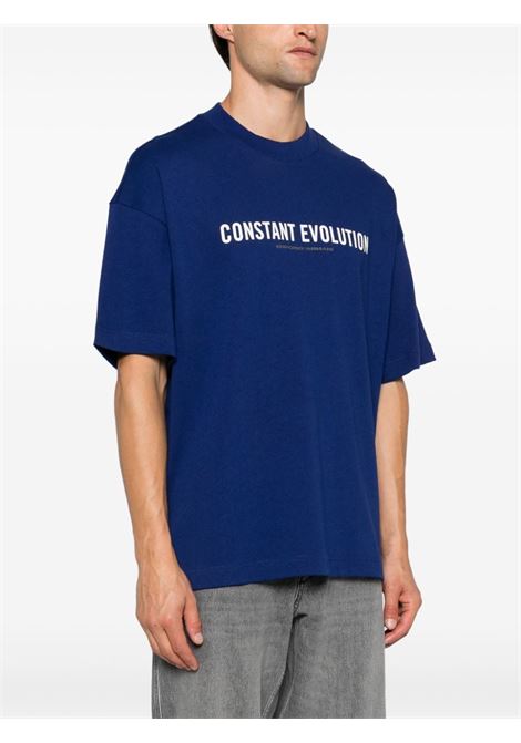 T-shirt con stampa in blu Emporio Armani  - uomo EMPORIO ARMANI | 6D1TDZ1JUFZ09T2