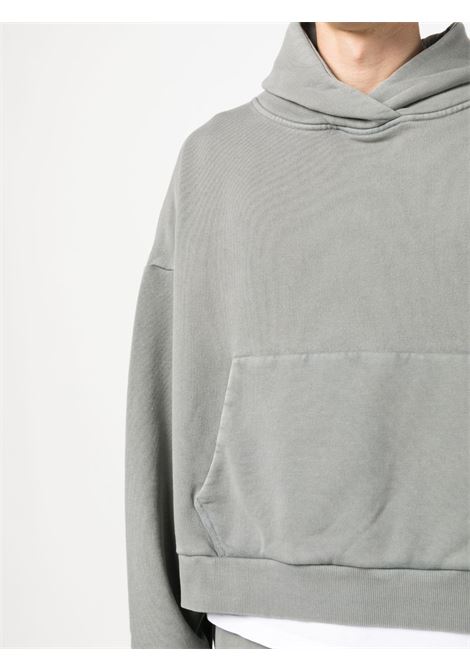 Grey washed drop-shoulder sweatshirt - ENTIRE STUDIOS -  unisex ENTIRE STUDIOS | ES2125RH