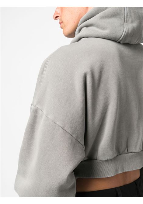 Grey stand-up collar zip-up sweatshirt - ENTIRE STUDIOS -  unisex ENTIRE STUDIOS | ES2156RH
