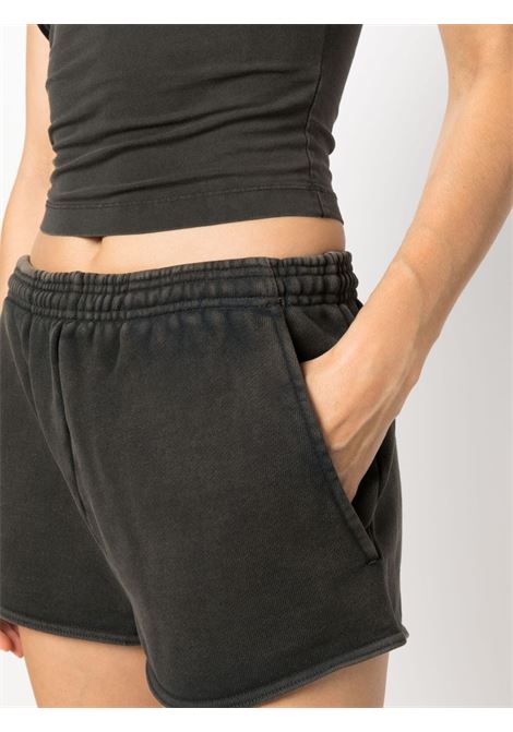 Washed black elasticated-waist shorts Entire Studios - unisex ENTIRE STUDIOS | ES2250WB