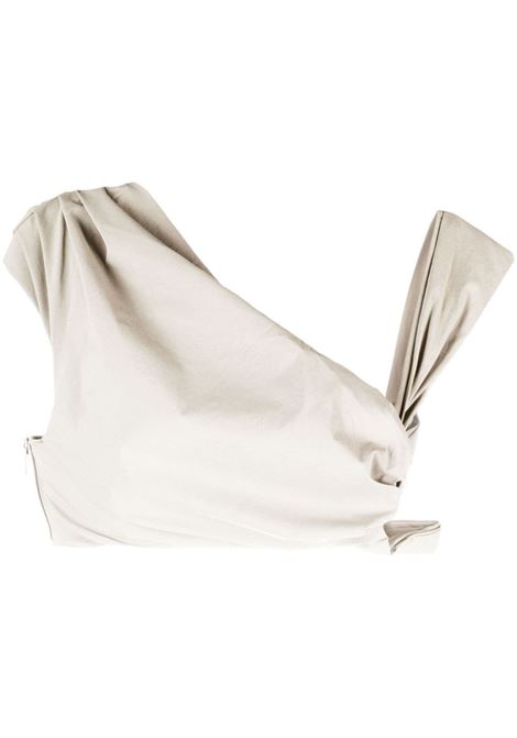 Paper white gathered-detail cropped top Entire Studios - women ENTIRE STUDIOS | Top | ES2290PA