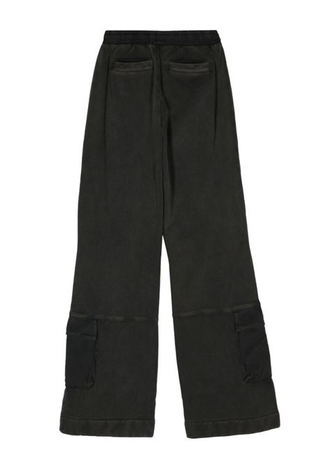 Washed black Utility mid-rise track trousers Entire Studios - unisex ENTIRE STUDIOS | ES2341WB