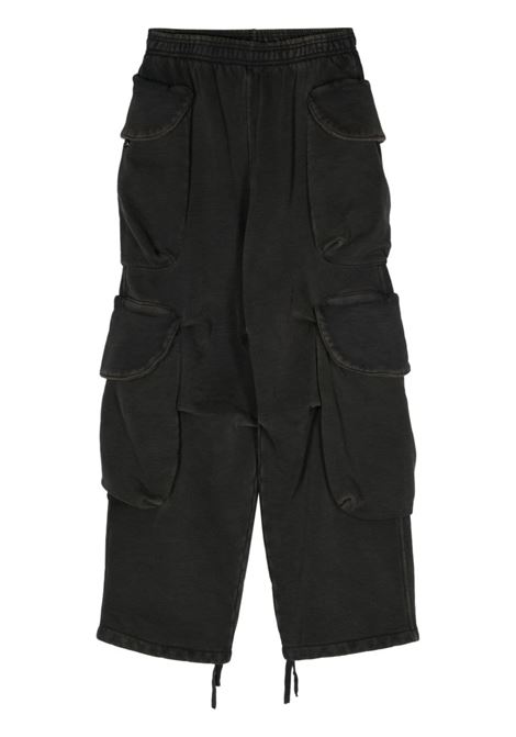 Washed black Heavy Gocar mid-rise cargo trousers Entire Studios - unisex ENTIRE STUDIOS | ES2379WB