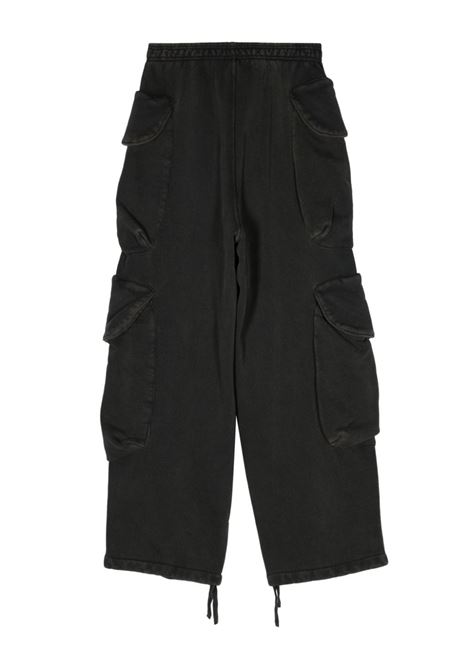 Washed black Heavy Gocar mid-rise cargo trousers Entire Studios - unisex ENTIRE STUDIOS | ES2379WB