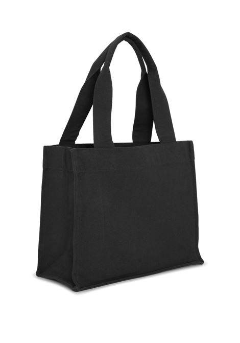 Black logo-embroidered shoulder bag  Ganni - women GANNI | A5577252