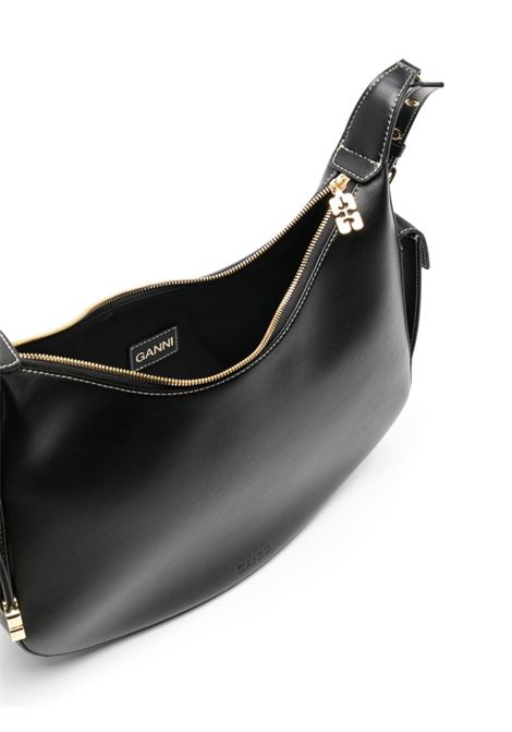Black swing shoulder bag Ganni - women GANNI | A5677099