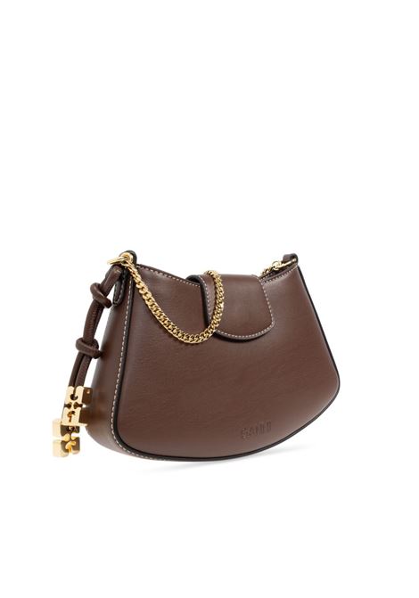 Brown swing bag Ganni -women GANNI | A6014890