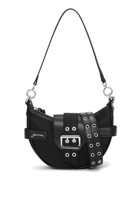 Black Bucky crossbody bag Ganni - women GANNI | Crossbody bags | A6134099