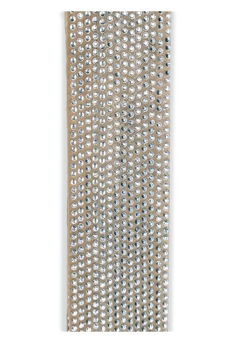 Sciarpa con strass in beige Giuseppe di Morabito - donna GIUSEPPE DI MORABITO | 03PFAC001FC0321221