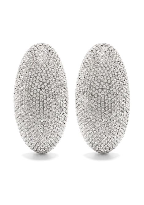 Silver-tone rhinestone-embellished earrings Giuseppe di Morabito - women GIUSEPPE DI MORABITO | 03PFAC0030335390CR