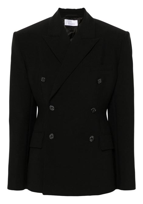 Blazer doppiopetto in nero di Giuseppe Di Morabito - donna GIUSEPPE DI MORABITO | 03PFJA0960322999