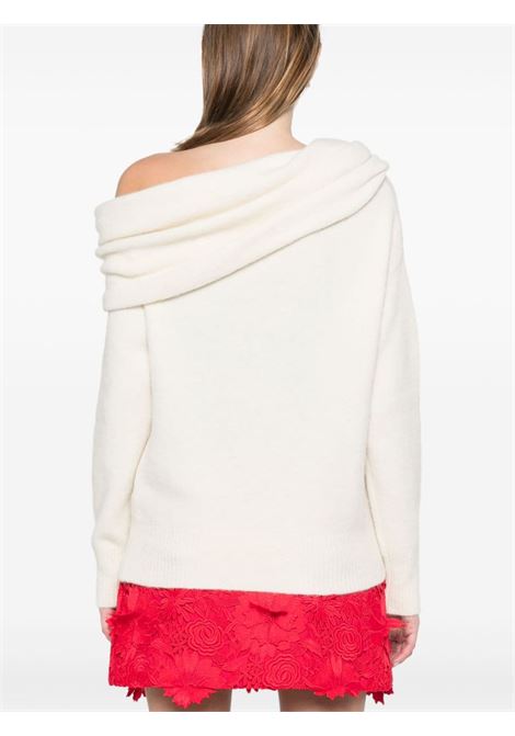 White cowl-neck jumper Giuseppe Di Morabito - women GIUSEPPE DI MORABITO | 03PFKN3070335502