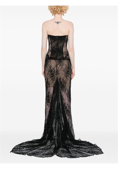 Black lace-detail gown Giuseppe di morabito - women GIUSEPPE DI MORABITO | 03PFLD1210332699