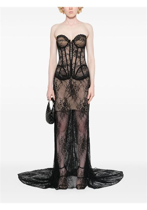 Black lace-detail gown Giuseppe di morabito - women GIUSEPPE DI MORABITO | 03PFLD1210332699