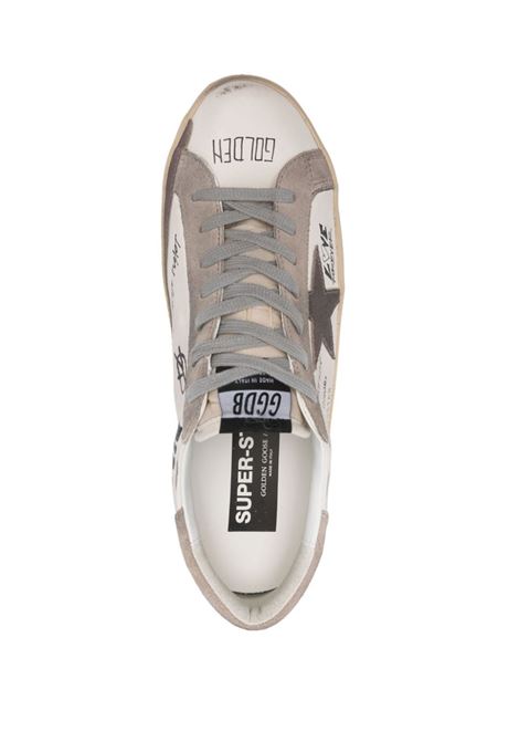 Sneakers super star in bianco, tortora e grigio Golden Goose - uomo GOLDEN GOOSE | GMF00101F00623111940