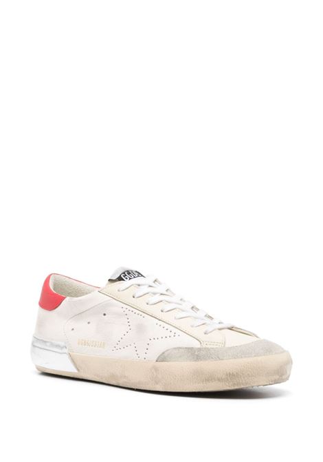 Sneakers super star in bianco, argento e rosso Golden Goose - uomo GOLDEN GOOSE | GMF00172F00615711457