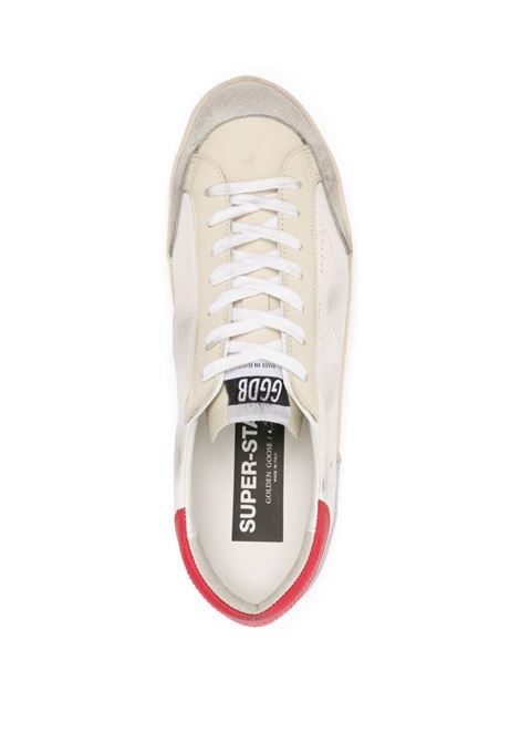 Sneakers super star in bianco, argento e rosso Golden Goose - uomo GOLDEN GOOSE | GMF00172F00615711457