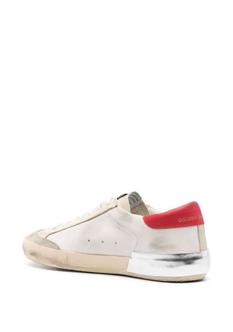 Sneakers super star in bianco, argento e rosso Golden Goose - uomo GOLDEN GOOSE | GMF00172F00615711457