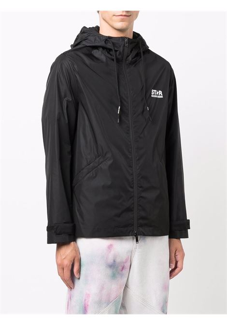 Black Daris star-print windbreaker jacket Golden Goose - men GOLDEN GOOSE | GMP01032P00059680203