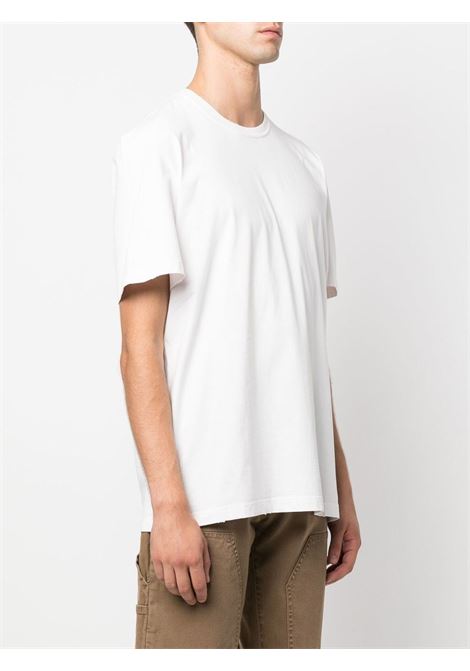 T-shirt con ricamo in bianco Golden Goose - uomo GOLDEN GOOSE | GMP01220P00063810363