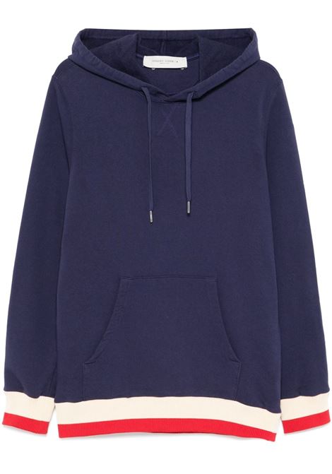 Navy blue Journey M's hoodie Golden Goose - men GOLDEN GOOSE | Sweatshirts | GMP01224P00163650878