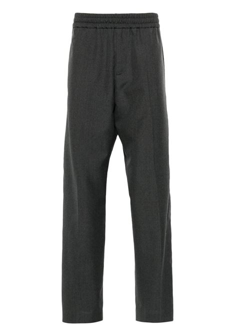 Grey mid-rise straight-leg trousers Golden Goose - men  GOLDEN GOOSE | Trousers | GMP01812P00161082646