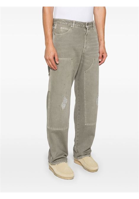 Pantaloni effetto vissuto in grigio Golden Goose - uomo GOLDEN GOOSE | GMP01942P00167860469