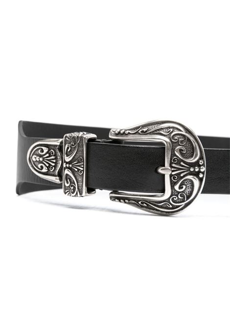 Black double buckle leather belt Golden Goose - women GOLDEN GOOSE | GWA00647A00013390100