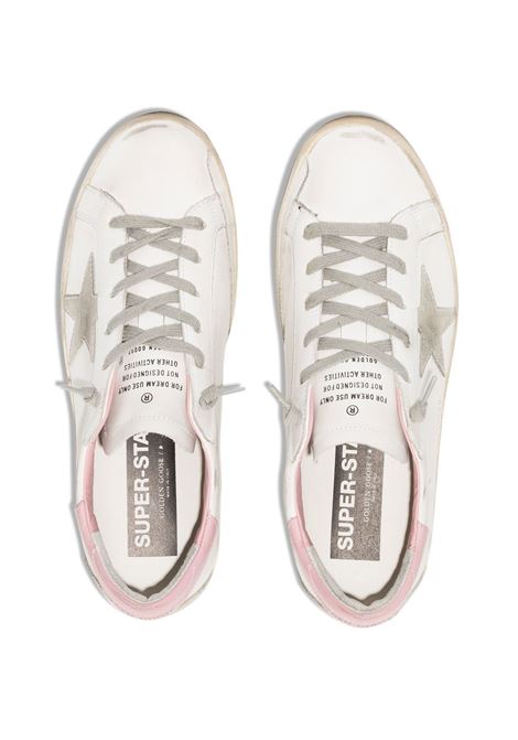 White, grey and pink Super Star low-top sneakers - women GOLDEN GOOSE | GWF00102F00256910914