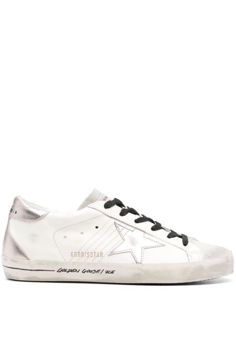 White and silver super star sneakers Golden Goolse - women  GOLDEN GOOSE | GWF00102F00611511917
