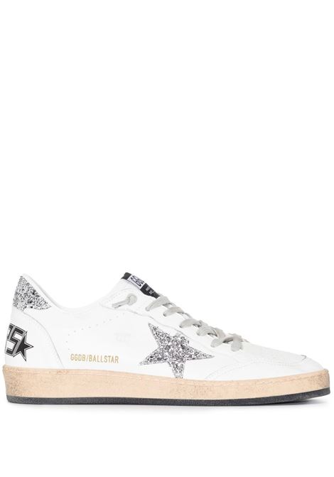 Sneakers ball star in bianco e grigio - GOLDEN GOOSE -  donna