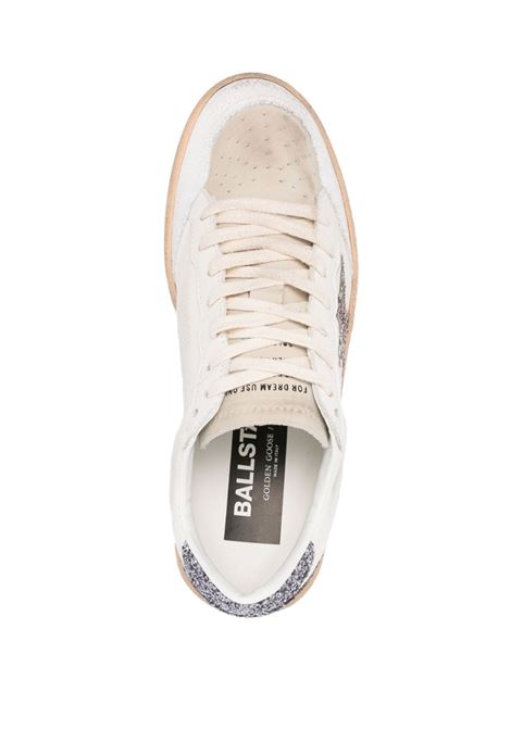 Sneakers ball star in bianco e grigio - donna GOLDEN GOOSE | GWF00117F00534411701