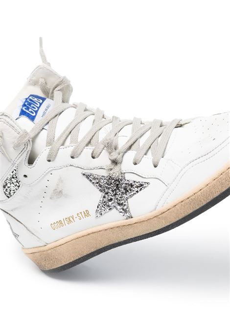 sky star nappa upper with serigraph glitter star and ankle GOLDEN GOOSE | GWF00230F00219280185