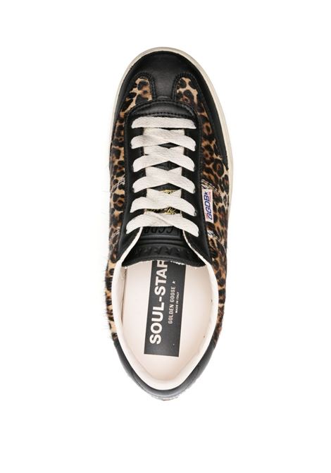 Sneakers soul star in marrone e nero - donna GOLDEN GOOSE | GWF00464F00505181472