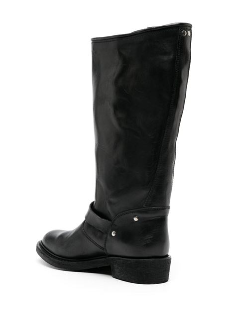 Black round-toe polished-finish boots Golden goose - women GOLDEN GOOSE | GWF00614F00505790100