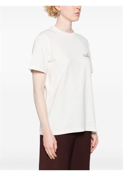 White logo-print T-shirt Golden Goose - women GOLDEN GOOSE | GWP01220P00162511569