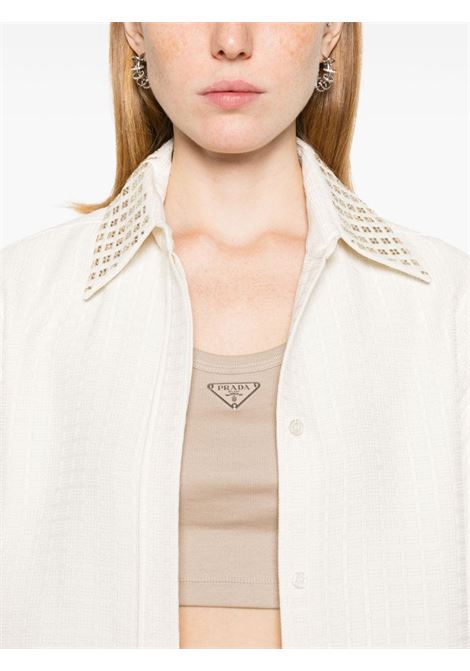 White 3D-check shirt Golden Goose - women GOLDEN GOOSE | GWP02034P00166220103