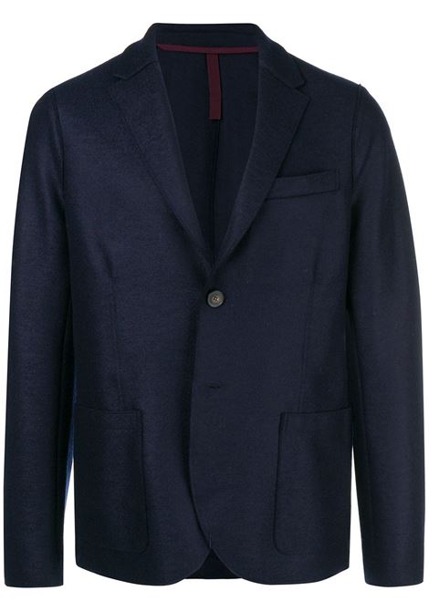 Navy blue boxy blazer jacket Harris wharf london - men HARRIS WHARF LONDON | C8B22MLX358