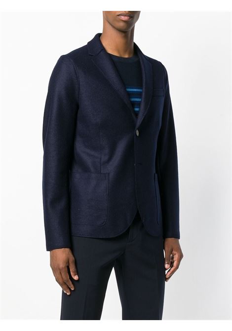 Navy blue boxy blazer jacket Harris wharf london - men HARRIS WHARF LONDON | C8B22MLX358