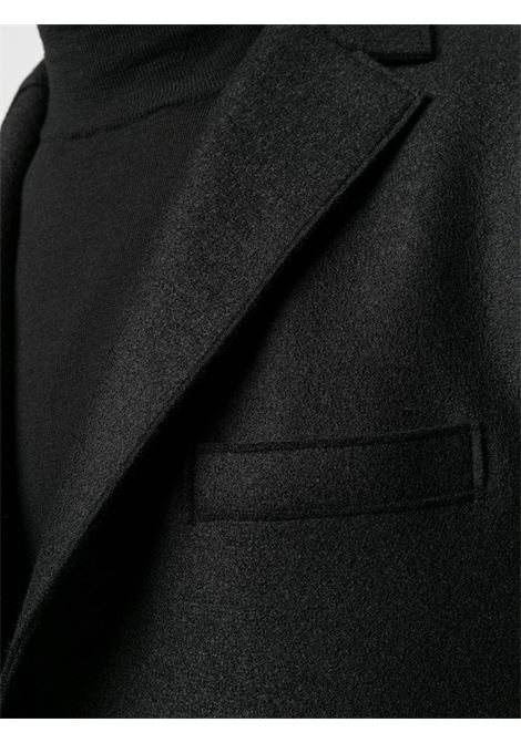 Black single breasted midi coat Harris wharf london - men HARRIS WHARF LONDON | C9101MLK199