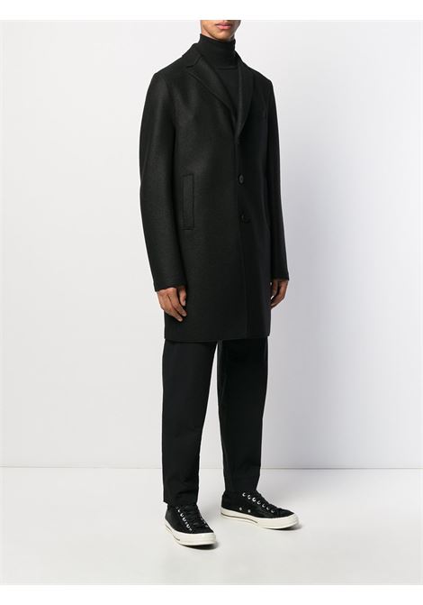 Black single breasted midi coat Harris wharf london - men HARRIS WHARF LONDON | C9101MLK199