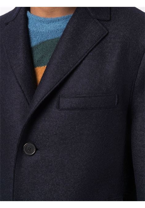 Cappotto midi monopetto in blu Harris wharf london - uomo HARRIS WHARF LONDON | C9101MLK358