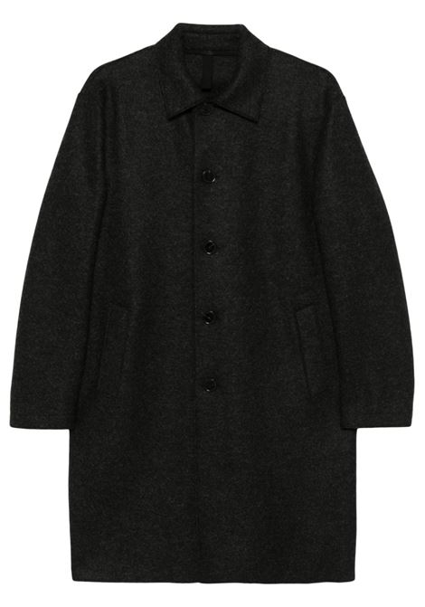 Grey single breasted midi coat Harris wharf london - men HARRIS WHARF LONDON | C9109MLK180